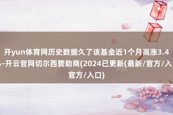 开yun体育网历史数据久了该基金近1个月高涨3.45%-开云官网切尔西赞助商(2024已更新(最新/官方/入口)